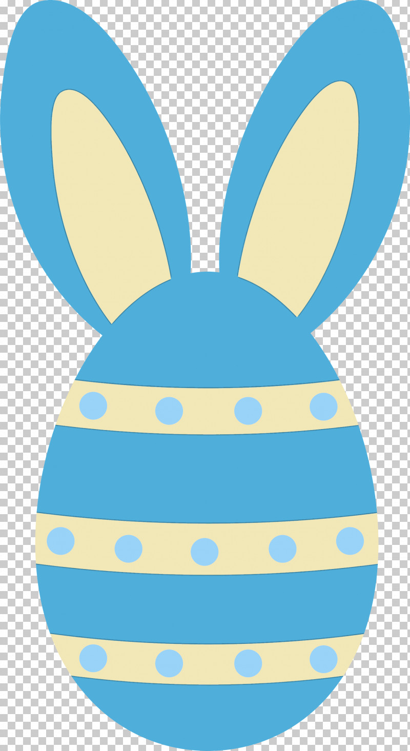 Easter Egg With Bunny Ears PNG, Clipart, Aqua, Easter Bunny, Easter Egg With Bunny Ears, Teal, Turquoise Free PNG Download
