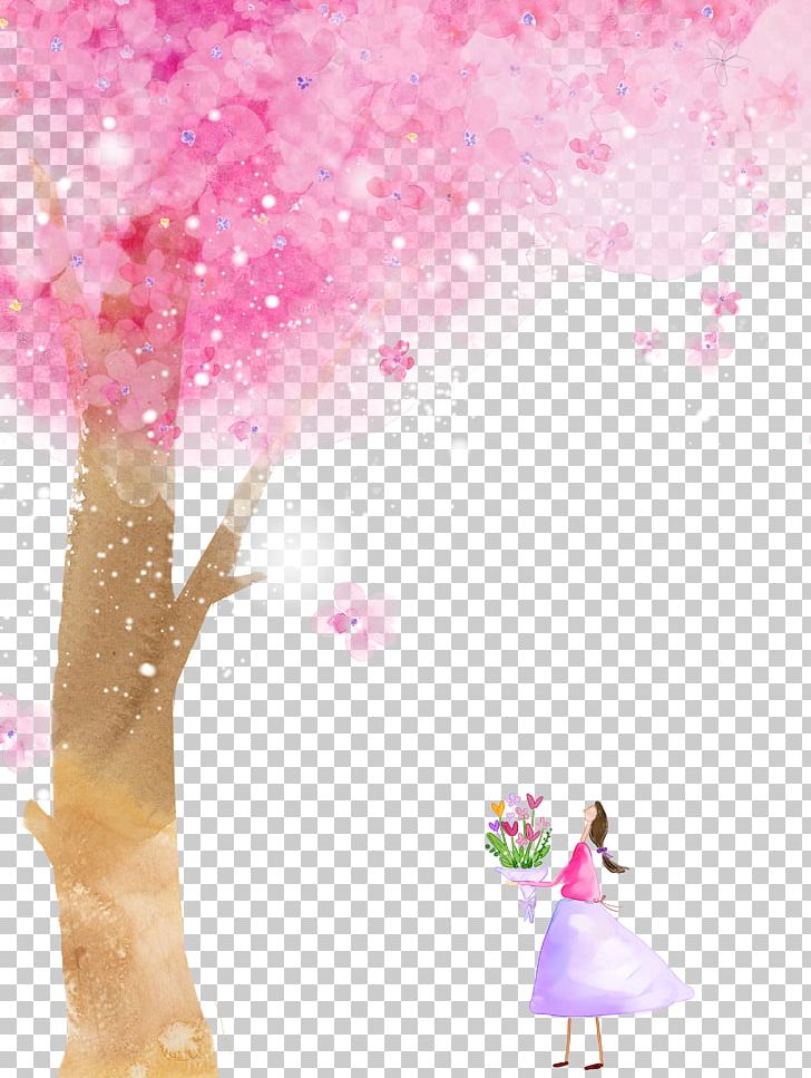 Cherry Blossom Cartoon Flower PNG, Clipart, Blossom, Blossoms, Blossoms Vector, Cartoon, Cherry Free PNG Download