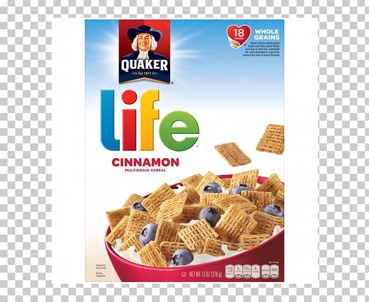 Breakfast Cereal Quaker Life Cereal Cinnamon Quaker Oats Company PNG, Clipart, Breakfast, Breakfast Cereal, Cinnamon, Commodity, Convenience Food Free PNG Download