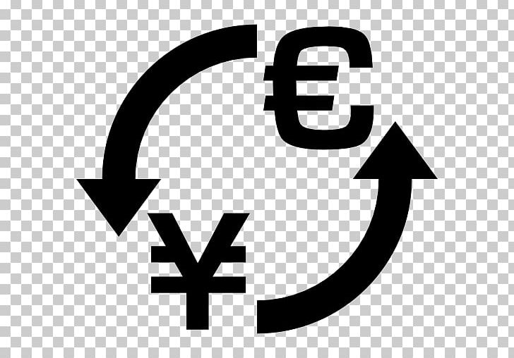 Currency Symbol Japanese Yen Euro Pound Sign PNG, Clipart, Area, Black And White, Brand, Bureau De Change, Circle Free PNG Download
