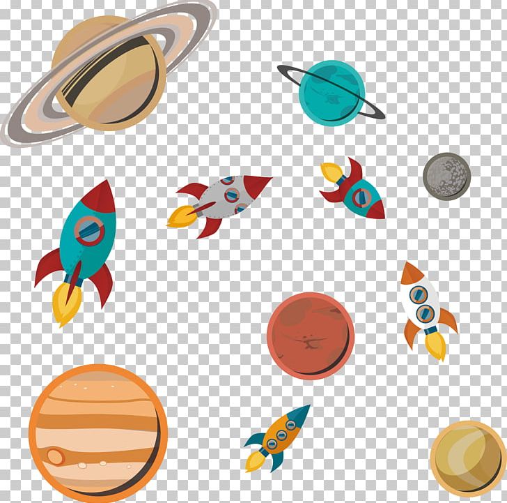 Paper Outer Space Rocket Illustration PNG, Clipart, Cartoon, Cartoon Planet, Cartoon Spaceship, Circle, Euclidean Vector Free PNG Download