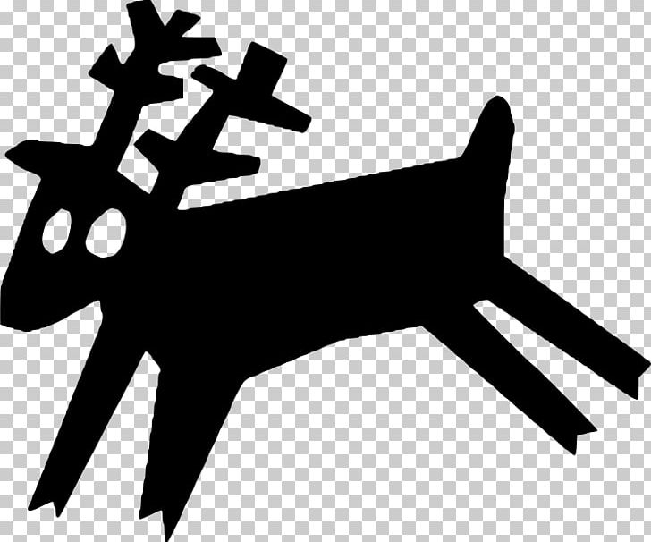 Reindeer White-tailed Deer PNG, Clipart, Angle, Animal, Black And White, Canidae, Cartoon Free PNG Download