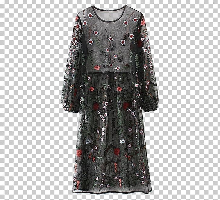 Sleeve Dress Chiffon Embroidery Clothing PNG, Clipart, Aline, Cardigan ...