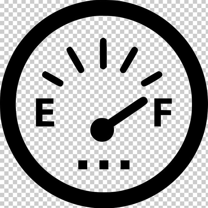 Car Fuel Gauge Computer Icons Gasoline PNG, Clipart, Angle, Area, Black And White, Car, Circle Free PNG Download