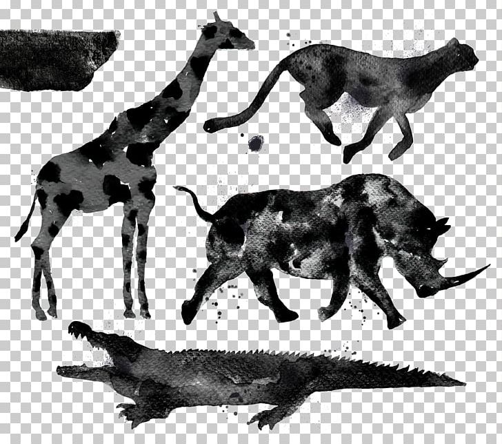 Cheetah Giraffe Drawing Crocodile PNG, Clipart, Animal, Animals, Carnivoran, Chinese Style, Color Free PNG Download