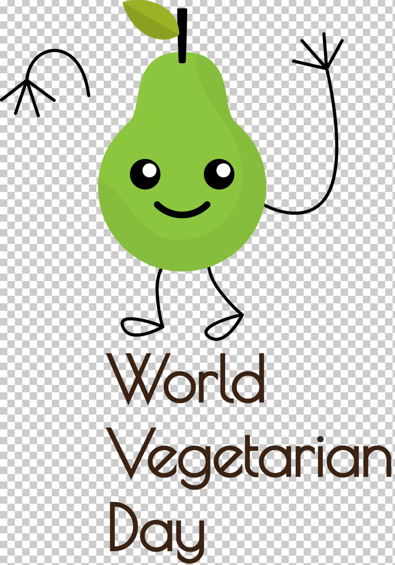 World Vegetarian Day PNG, Clipart, Cartoon, Fruit, Green, Happiness, Leaf Free PNG Download