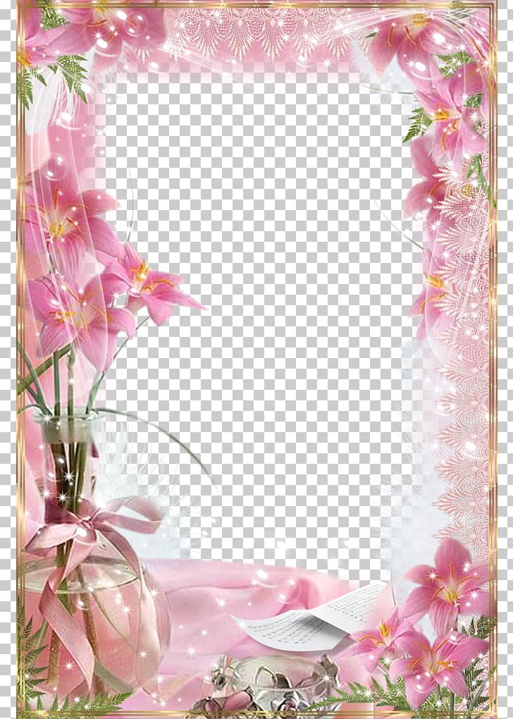 Frames Pink Flowers PNG, Clipart, Border, Border Frame, Certificate Border, Flower, Flower Arranging Free PNG Download