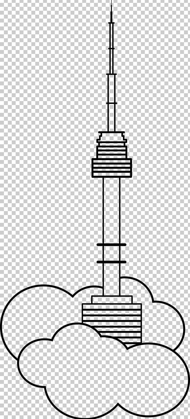 N Seoul Tower Namsan PNG, Clipart, Angle, Black And White, Brush, Eoban, Korea Free PNG Download