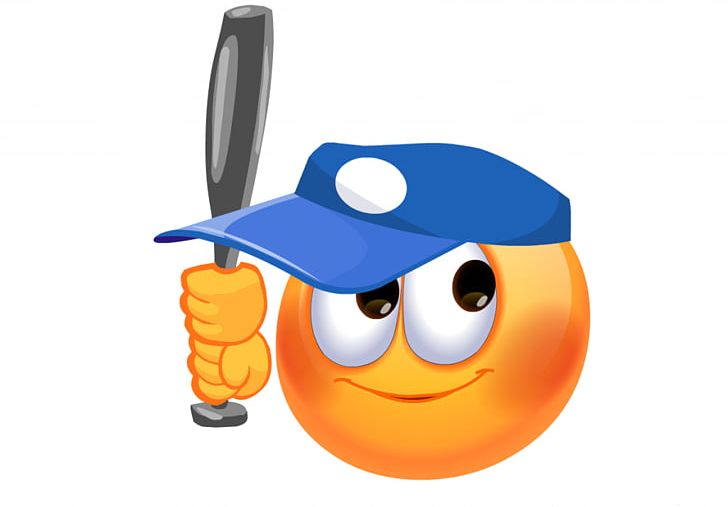 Smiley Baseball Emoticon PNG, Clipart, Animated, Animated Baseball, Ball, Baseball, Baseball Bat Free PNG Download