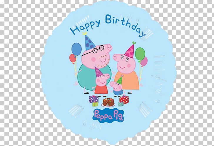 Birthday Cake Balloon George Pig Party PNG, Clipart, Anniversary, Area, Art, Balloon, Birthday Free PNG Download