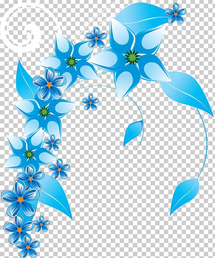 Flower Blue PNG, Clipart, Blue, Branch, Clip Art, Desktop Wallpaper, Encapsulated Postscript Free PNG Download