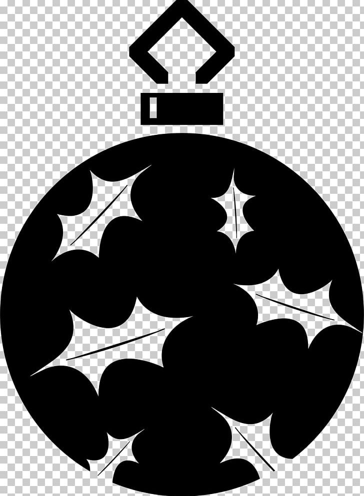 Silhouette Christmas Ornament Black And White PNG, Clipart, Animals, Bauble, Black And White, Bombka, Candy Cane Free PNG Download