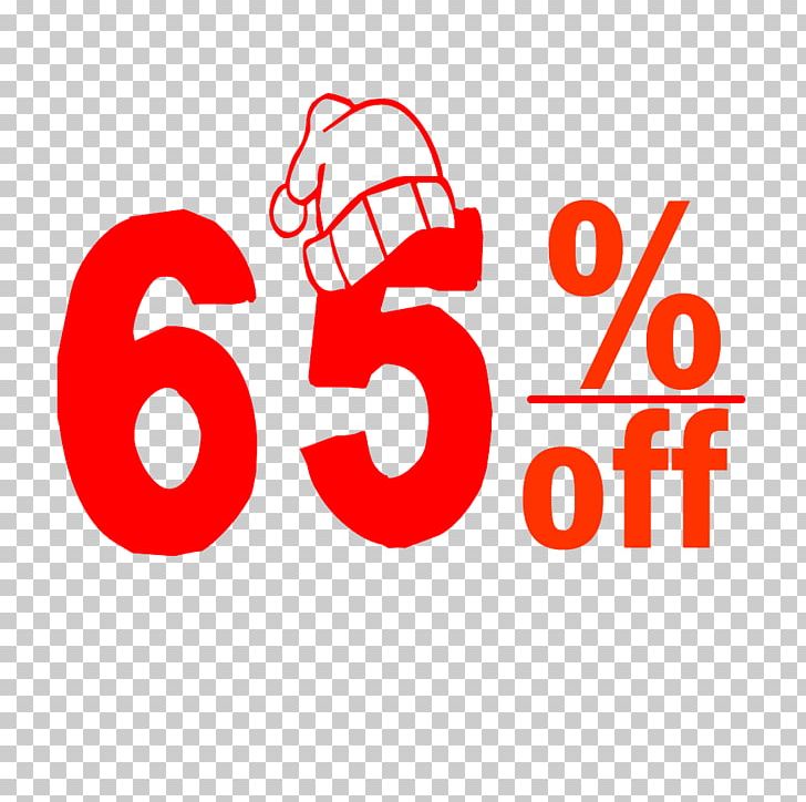 Christmas 65% Discount Tag. PNG, Clipart, Area, Brand, Circle, Electric Light, Energy Free PNG Download