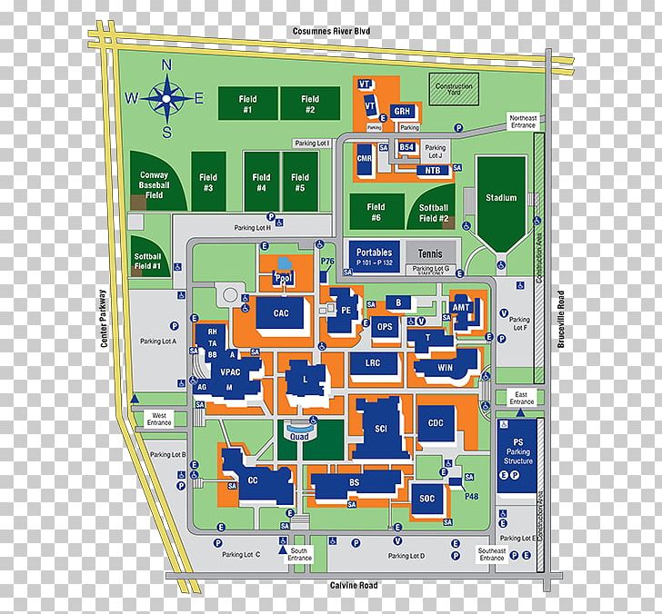 Cosumnes River College Campus Ventura College Map Png Clipart