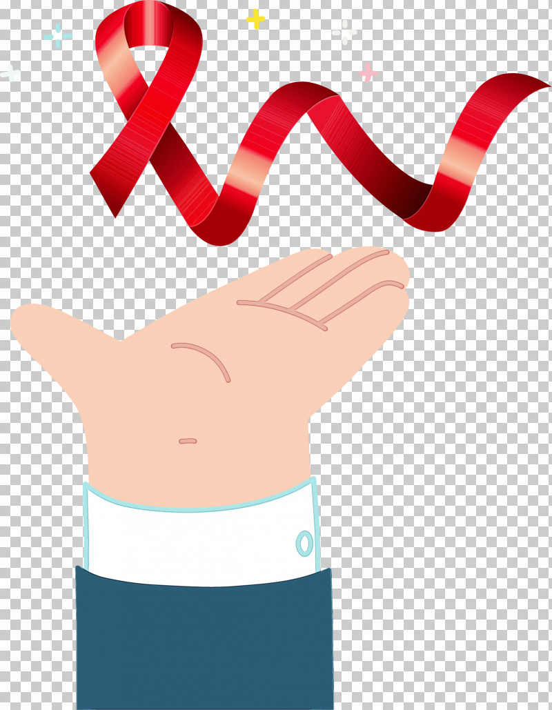 World AIDS Day PNG, Clipart, Hand, Media, Paint, Poster, Red Ribbon Free PNG Download
