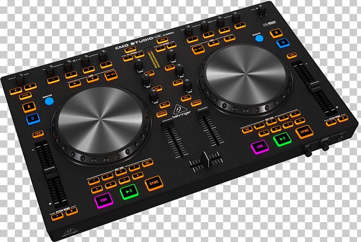 DJ Controller Disc Jockey Behringer CMD Studio 4A MIDI Controllers PNG, Clipart, Audio, Audio Equipment, Audio Mixers, Behringer, Controller Free PNG Download