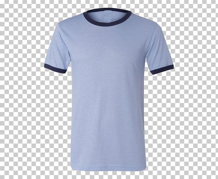 Ringer T-shirt Neckline Clothing PNG, Clipart, Active Shirt, Bella, Blue, Clothing, Clothing Sizes Free PNG Download