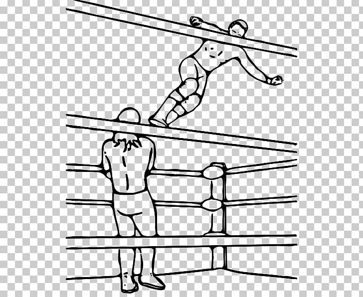 Professional Wrestling Wrestling Ring Dropkick PNG, Clipart, Angle, Area, Arm, Art, Black Free PNG Download