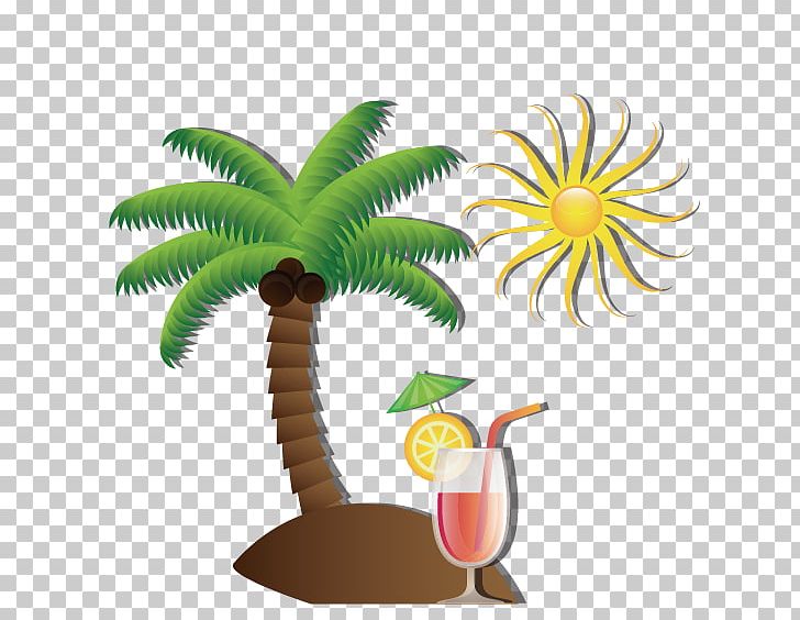Coconut Trees And Cold Drinks PNG, Clipart, Arecaceae, Arecales, Coconut, Coconut Milk, Coconut Tree Free PNG Download