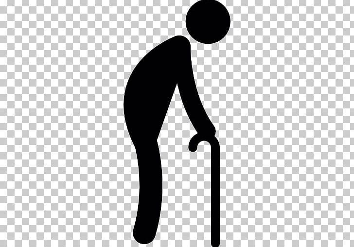 Silhouette Old Age Person PNG, Clipart, Angle, Area, Arm, Assistive Cane, Black Free PNG Download