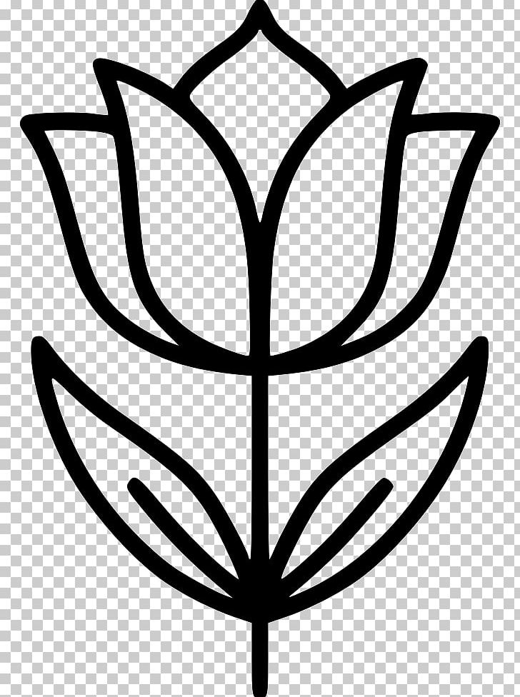 Computer Icons Flower Tulip PNG, Clipart, Artwork, Black And White, Computer Icons, Download, Encapsulated Postscript Free PNG Download