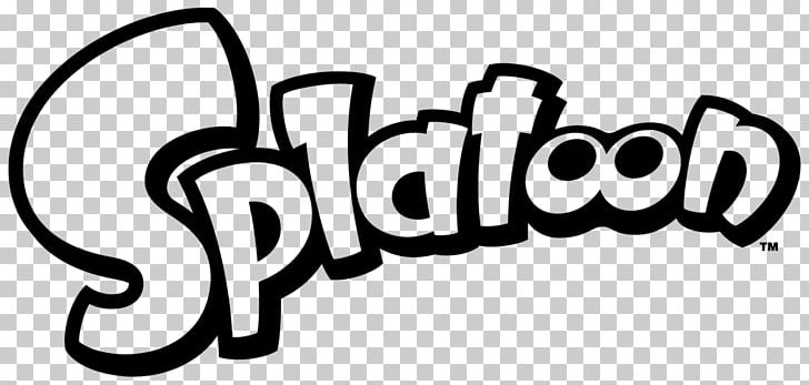 Splatoon 2 Wii U Logo PNG, Clipart, Area, Black And White, Brand, Coloring Book, Line Free PNG Download