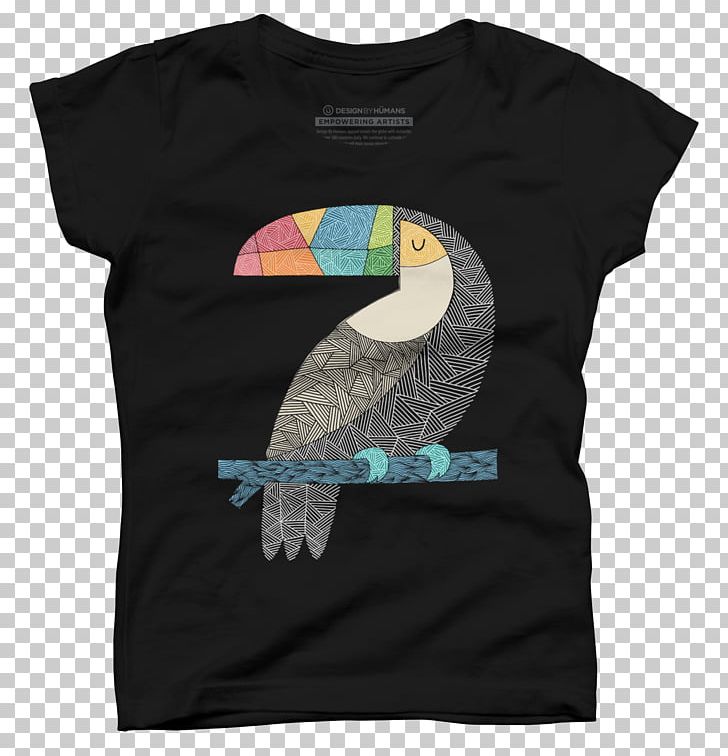 Printed T-shirt Hoodie Sleeve PNG, Clipart, Beak, Bluza, Clothing, Design By Humans, Hoodie Free PNG Download