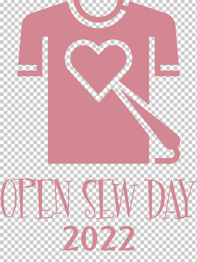 Open Sew Day Sew Day PNG, Clipart, Heart, Line, Logo, Meter, Shirt Free PNG Download