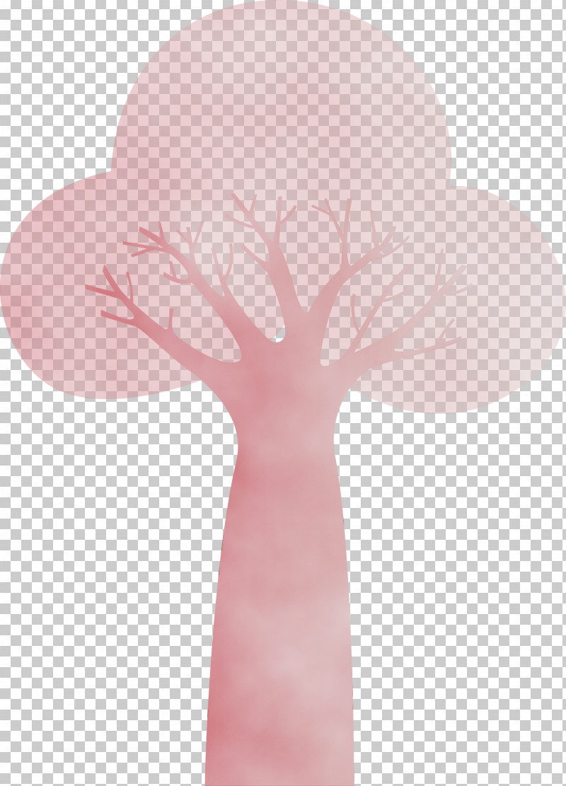 Pink M PNG, Clipart, Abstract Tree, Cartoon Tree, Paint, Pink M, Watercolor Free PNG Download