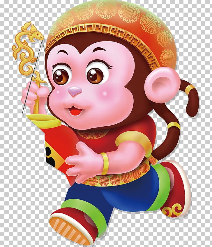 Chinese New Year Monkey U5e74u8ca8 Chinese Zodiac PNG, Clipart, Animals, Art, Chinese, Chinese New Year, Fictional Character Free PNG Download