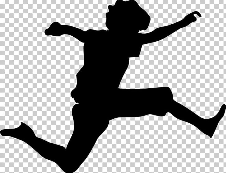 Silhouette Jumping PNG, Clipart, Animals, Arm, Black, Black And White, Cartoon Free PNG Download