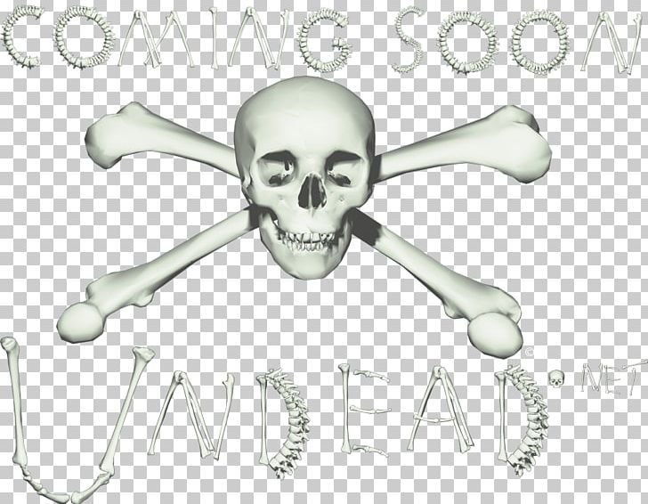 Skull Product Design Font PNG, Clipart, Black And White, Body Jewellery, Body Jewelry, Bone, Ear Free PNG Download