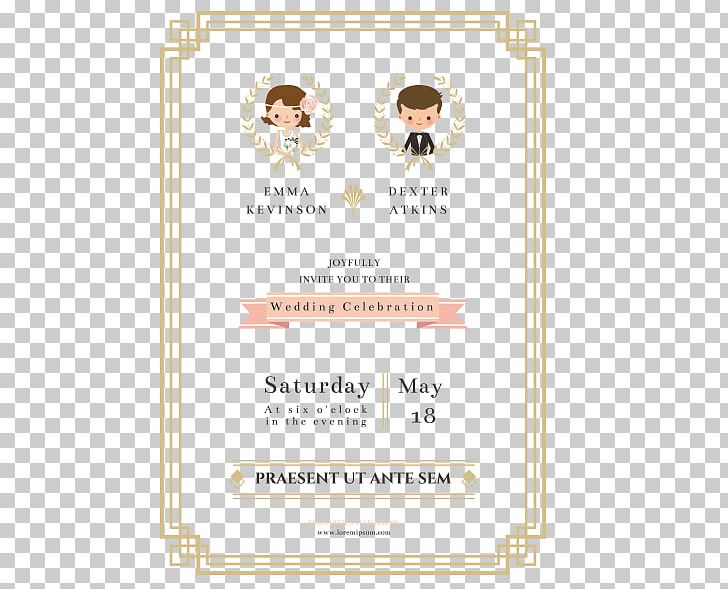 Wedding Invitation Paper Marriage PNG, Clipart, Birthday Invitation, Bride, Bride And Groom, Cartoon, Happy Birthday Vector Images Free PNG Download