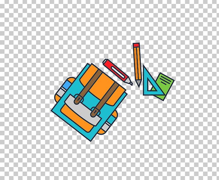 Cartoon Stationery Satchel Illustration PNG, Clipart, Accessories, Angle, Animation, Area, Bag Free PNG Download