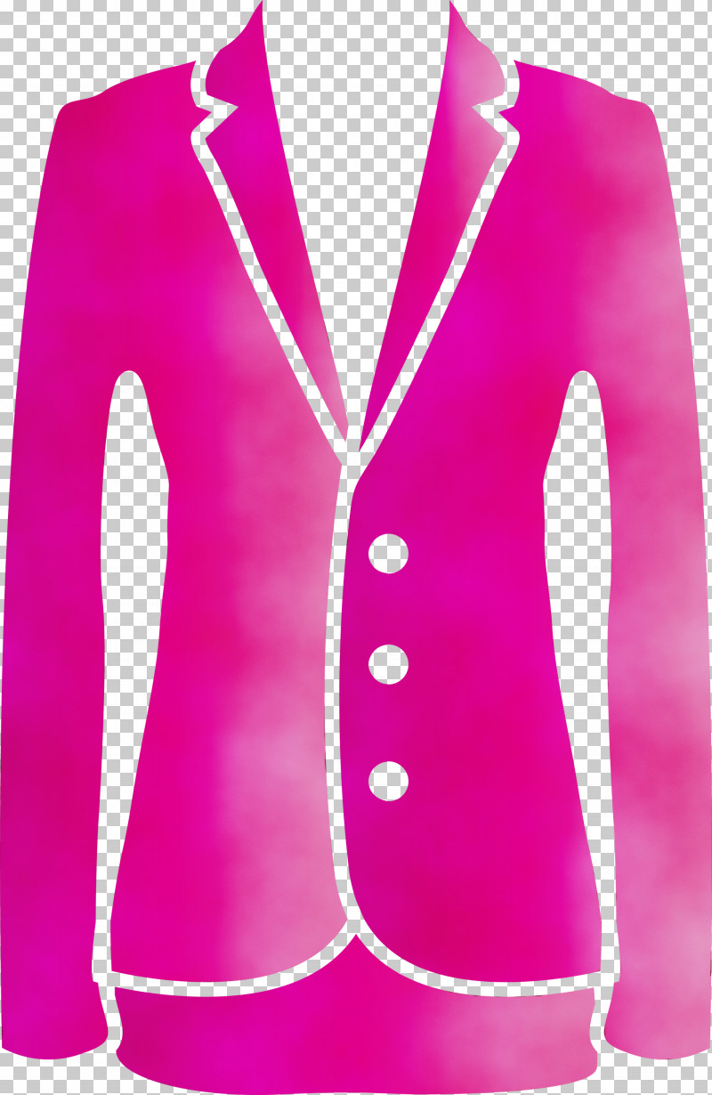 Clothing Outerwear Pink Sleeve Jacket PNG, Clipart, Blazer, Button, Clothing, Formal Wear, Jacket Free PNG Download
