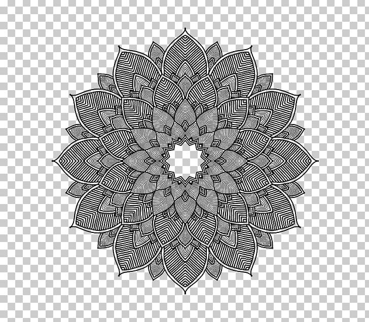 Mandala Meditation Lotus Position PNG, Clipart, Art, Black And White, Business Cards, Circle, Flora Free PNG Download