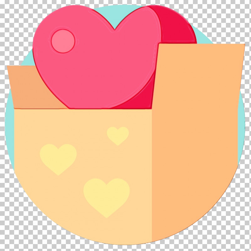 Heart Pink Yellow Love Heart PNG, Clipart,  Free PNG Download