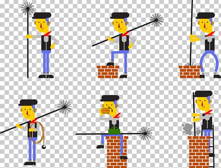 Chimney Sweep Euclidean Modern Chimney Cleaning PNG, Clipart, Broom, Cart, Cartoon Characters, Chimney, Chimney Sweep Free PNG Download
