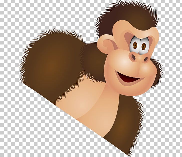 Gorilla Monkey Orangutan PNG, Clipart, Animals, Artificial Intelligence, Brown, Brown Vector, Cartoon Free PNG Download