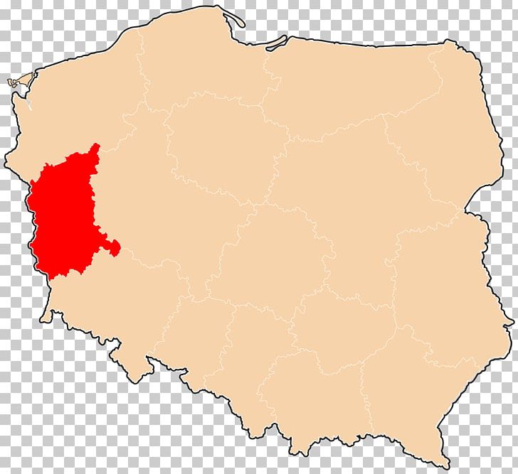 Zielona Góra Voivodeship Lower Silesian Voivodeship Map Podział Administracyjny Województwa Lubuskiego PNG, Clipart, Administrative Division, Administrative Divisions Of Poland, Area, Avian, Ecoregion Free PNG Download