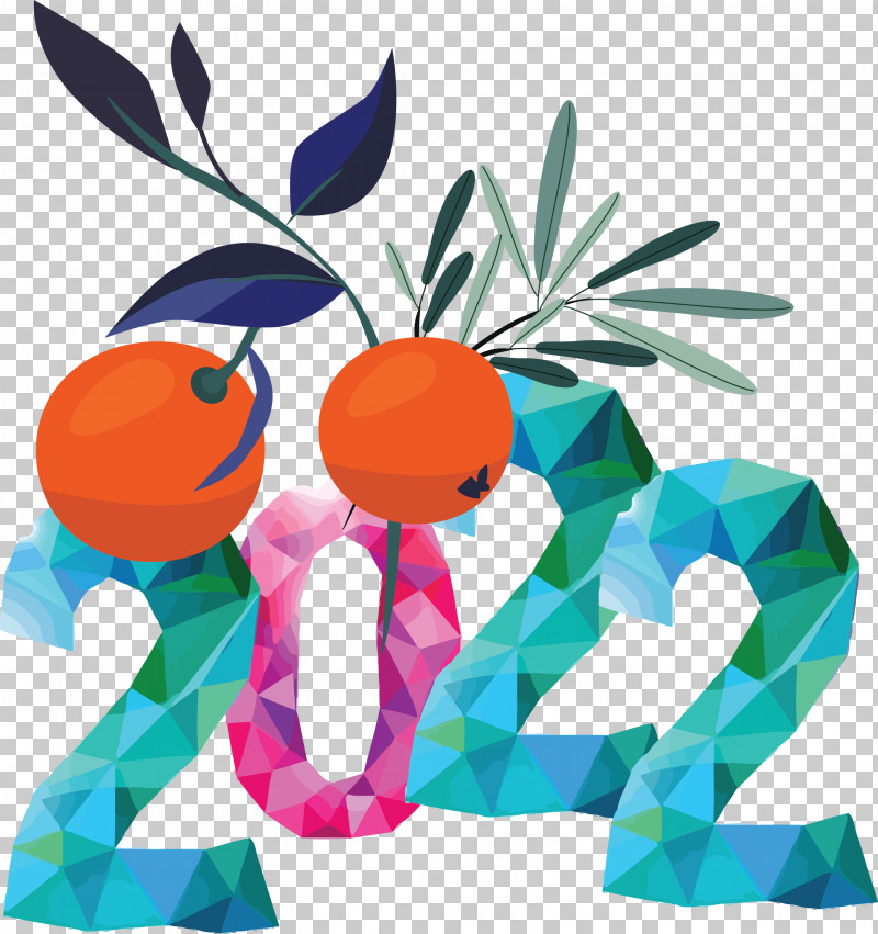 Happy New Year 2022 Text Flower Sign PNG, Clipart, Blumentopf, Branch, Bud, Flower, Flowerpot Free PNG Download