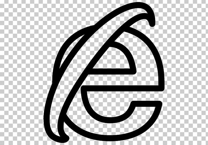 Internet Explorer Web Browser Computer Icons PNG, Clipart, Area, Black And White, Circle, Computer Icons, Computer Network Free PNG Download