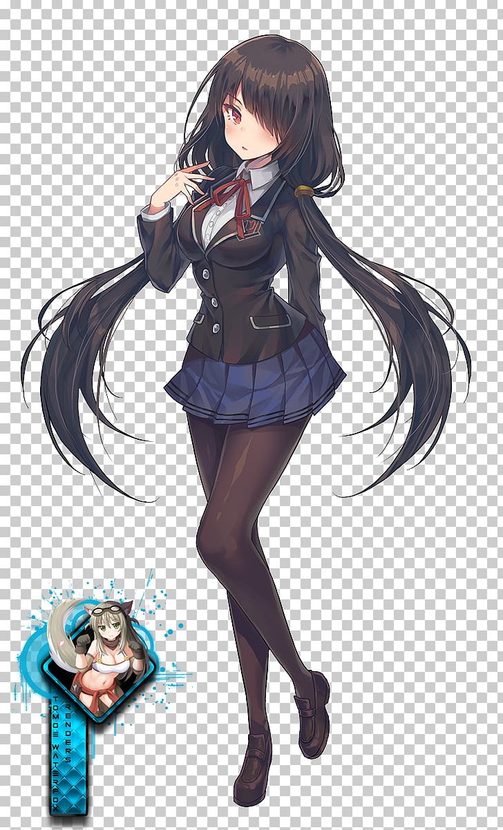 Anime Date A Live Female Drawing Character PNG, Clipart, Anime, Art, Black Hair, Brown Hair, Character Free PNG Download