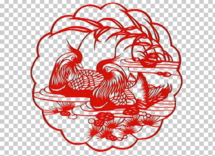 Papercutting China Chinese Paper Cutting PNG, Clipart, Animals, Aquatic, Bird, Chicken, Fictional Character Free PNG Download