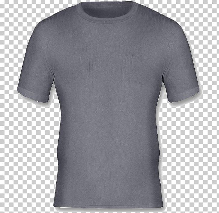 T-shirt Shoulder Sleeve PNG, Clipart, Active Shirt, Angle, Clothing, Grey, Neck Free PNG Download