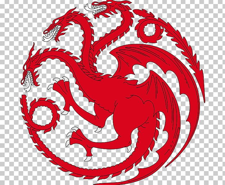 Daenerys Targaryen House Targaryen Sigil Decal Sticker PNG, Clipart, Animal Figure, Area, Art, Artwork, Circle Free PNG Download