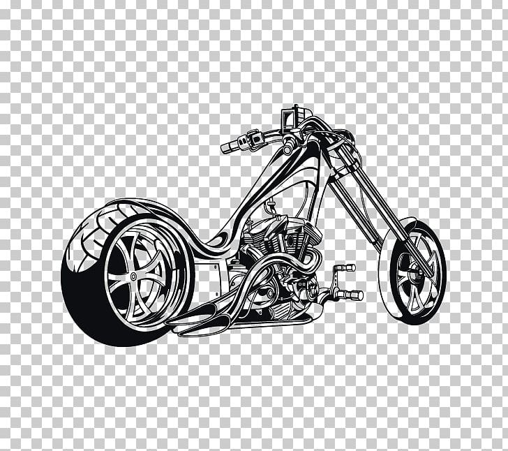Motorcycle Chopper Harley-Davidson Quick PNG, Clipart, Automotive Design, Bicycle, Black And White, Bobber, Cars Free PNG Download