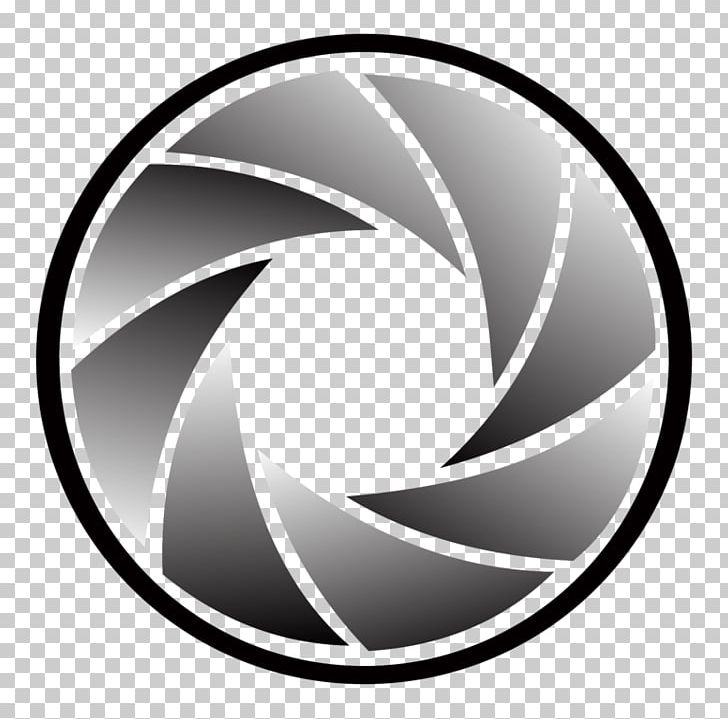 Diaphragm Photography Logo Black And White PNG, Clipart, Black And White, Brand, Career Portfolio, Circle, Copyright Free PNG Download