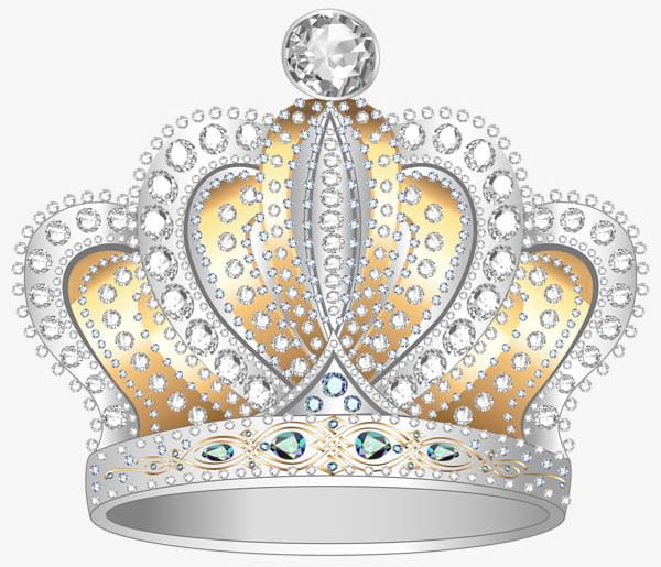 Hand-painted Silver Diamond Crown PNG, Clipart, Cartoon, Crown, Crown Clipart, Crown Stickers, Diamond Free PNG Download
