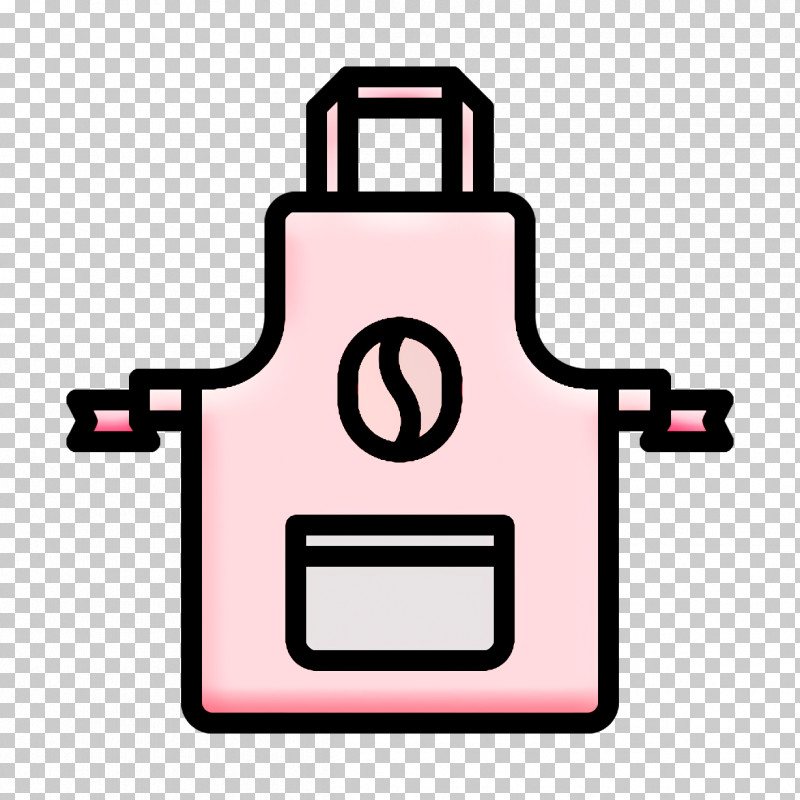 Coffee Icon Apron Icon PNG, Clipart, Apron Icon, Coffee Icon, Line, Line Art, Pink Free PNG Download